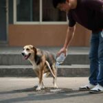 obbligo di acqua per pulire la pipì del cane