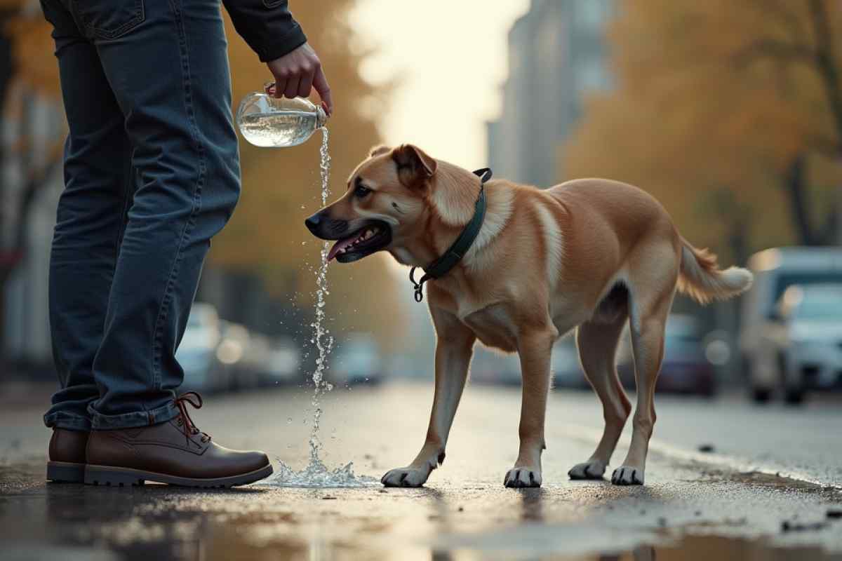 L'obbligo di pulire l'urina del cane
