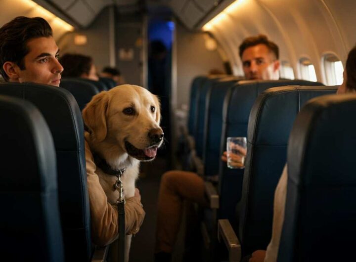 cani in aereo